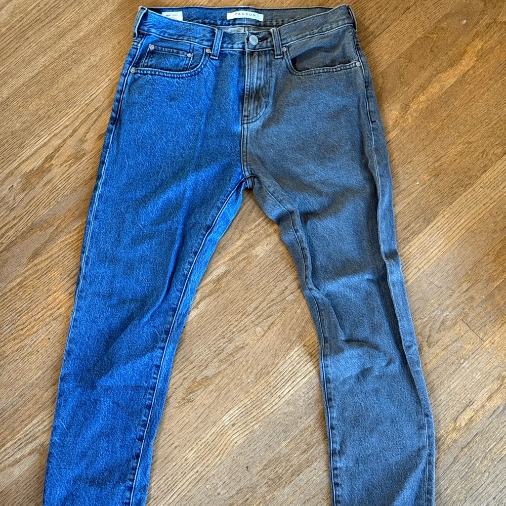 Pacsun Denim Split Pants 30” waist 30” length